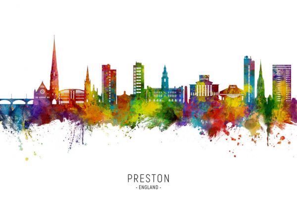 PHOTOWALL / Preston England Skyline (e332852)