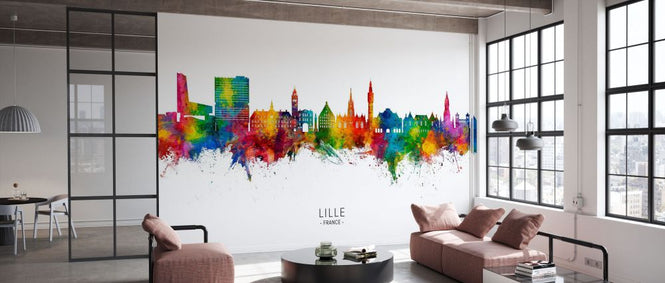 PHOTOWALL / Lille France Skyline (e332858)