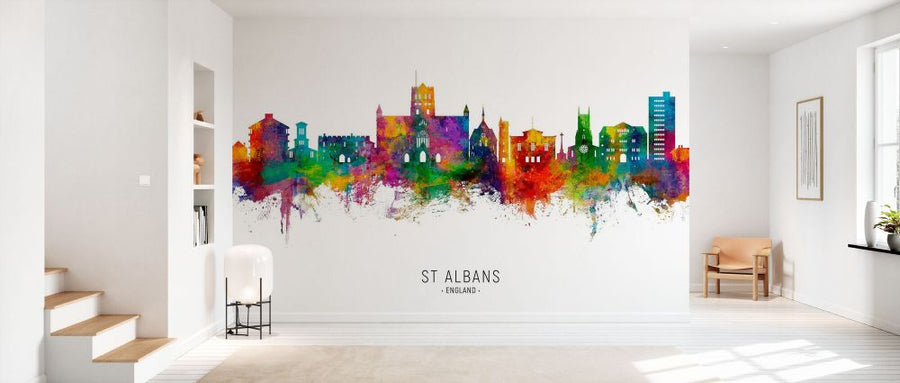 PHOTOWALL / St Albans England Skyline (e332861)