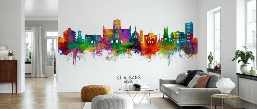 PHOTOWALL / St Albans England Skyline (e332861)