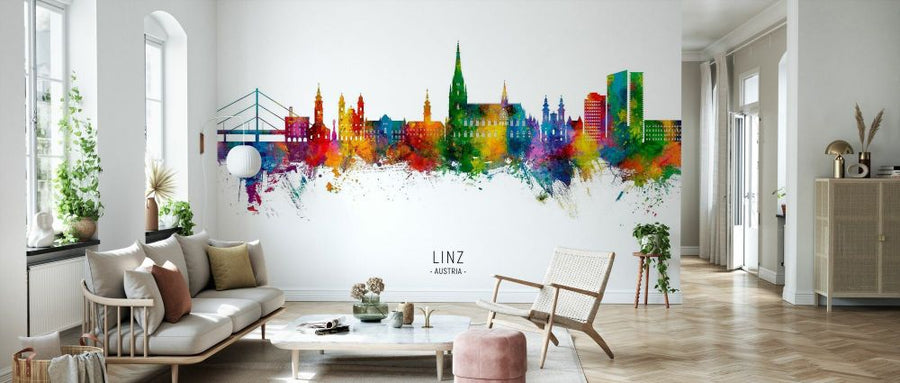 PHOTOWALL / Linz Austria Skyline (e332862)