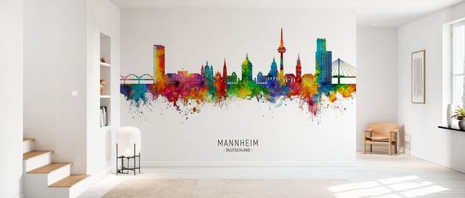 PHOTOWALL / Mannheim Germany Skyline (e332866)