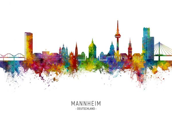 PHOTOWALL / Mannheim Germany Skyline (e332866)