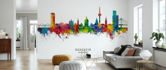 PHOTOWALL / Mannheim Germany Skyline (e332866)
