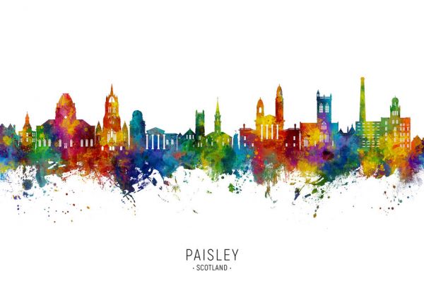 PHOTOWALL / Paisley Scotland Skyline (e332875)