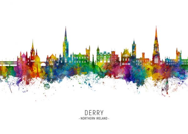 PHOTOWALL / Derry Northern Ireland Skyline (e332876)