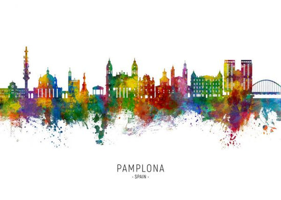 PHOTOWALL / Pamplona Spain Skyline (e332877)
