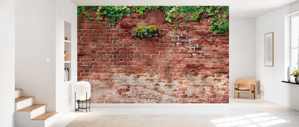 PHOTOWALL / Lush Brick Wall (e333021) | 輸入壁紙専門店 WALPA