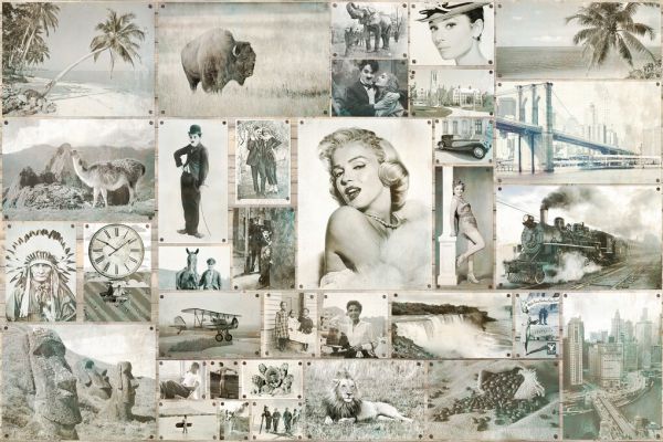 PHOTOWALL / Vintage Collage II (e333029)