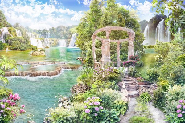 PHOTOWALL / Waterfall Paradise (e333032)