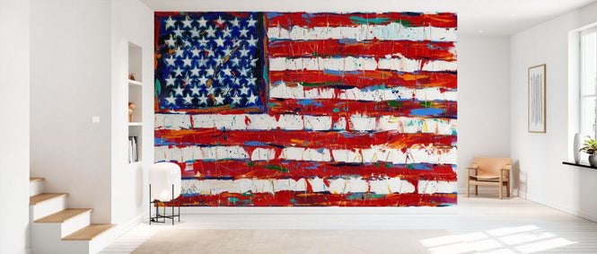 PHOTOWALL / Dramatic Stars and Stripes (e333100)