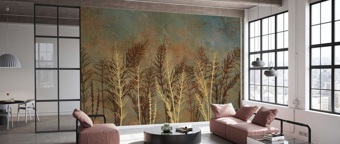 PHOTOWALL / Golden and Rusty Horsetails (e333201)