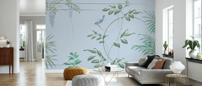 PHOTOWALL / Deco Leaves - Pond (e333857)