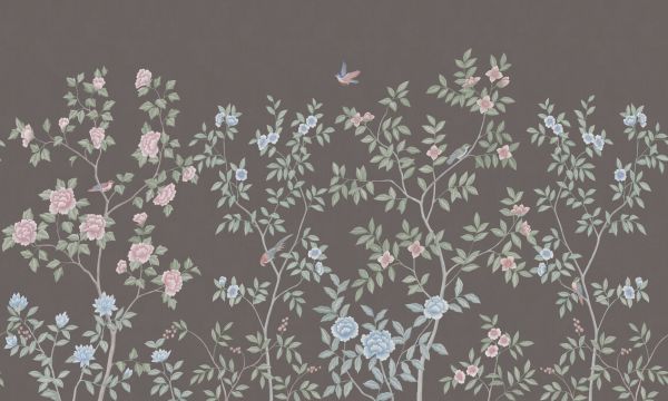 PHOTOWALL / Delicate Chinoiserie - Mud (e333862)