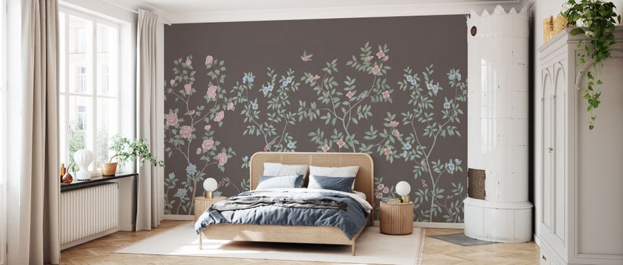 PHOTOWALL / Delicate Chinoiserie - Mud (e333862)