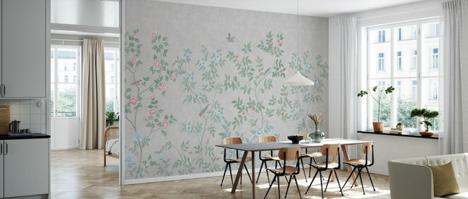 PHOTOWALL / Delicate Chinoiserie - Stone (e333865)
