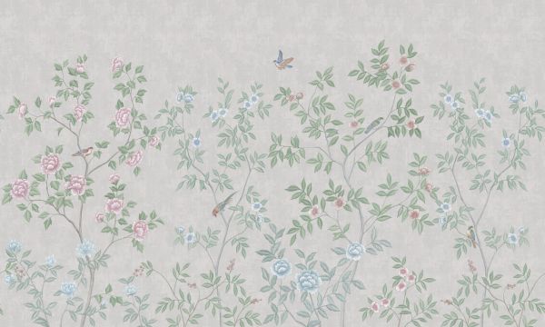 PHOTOWALL / Delicate Chinoiserie - Stone (e333865)