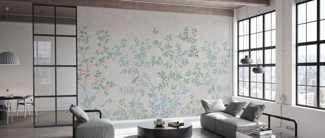 PHOTOWALL / Delicate Chinoiserie - Stone (e333865)