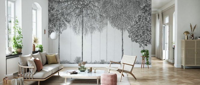 PHOTOWALL / Trees Cascade - Graphite (e333871)