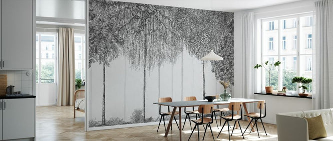 PHOTOWALL / Trees Cascade - Graphite (e333871)