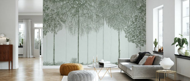 PHOTOWALL / Trees Cascade - Jade (e333873)