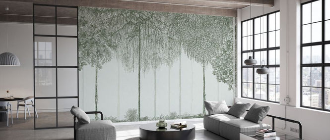 PHOTOWALL / Trees Cascade - Jade (e333873)