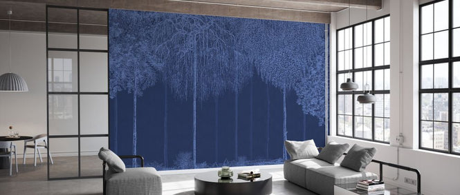 PHOTOWALL / Trees Cascade - Lazuli (e333875)