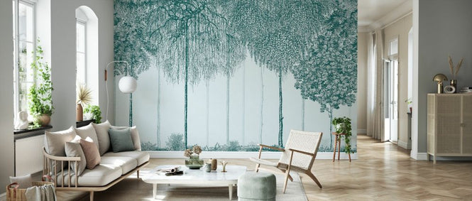 PHOTOWALL / Trees Cascade - Verdigris (e333878)