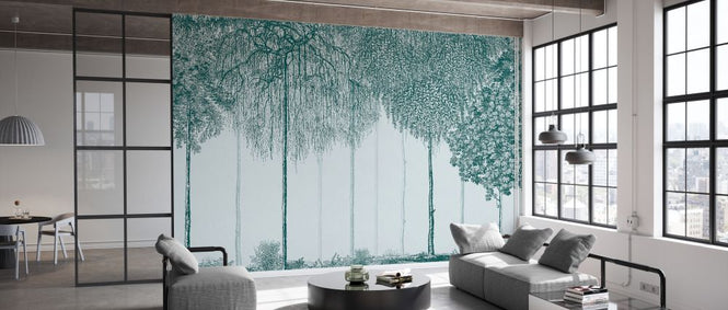 PHOTOWALL / Trees Cascade - Verdigris (e333878)