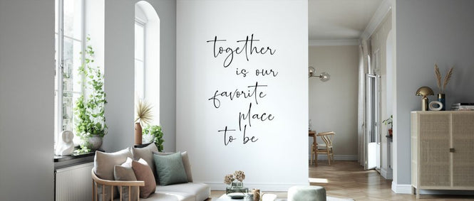 PHOTOWALL / Together is our Favorite Place to Be (e333905)