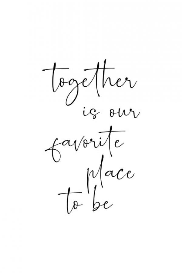 PHOTOWALL / Together is our Favorite Place to Be (e333905)