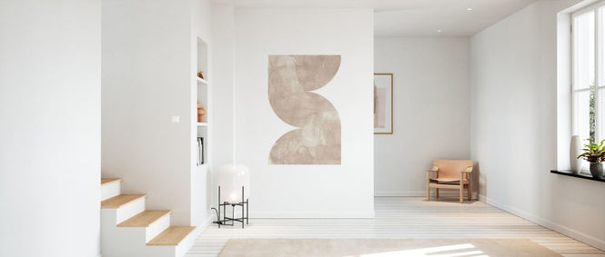 PHOTOWALL / Watercolor Shapes - Beige Tones II (e333910)