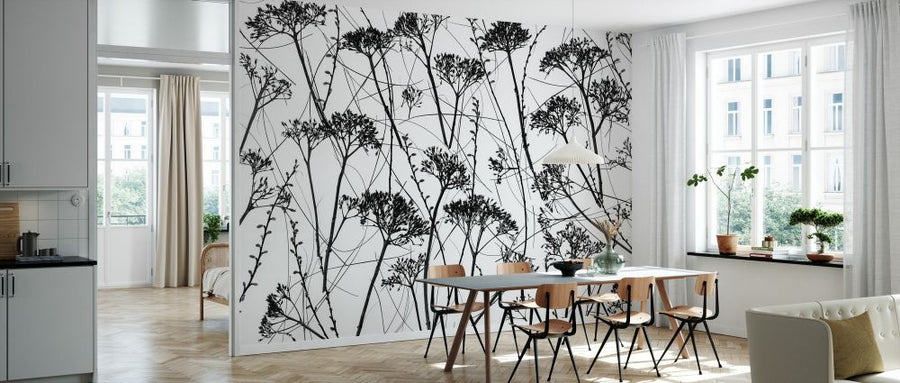 PHOTOWALL / Silhouette of Dried Plants (e333932)