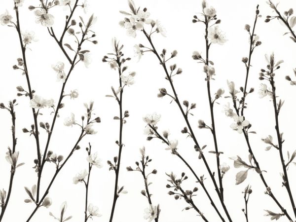 PHOTOWALL / Twigs of Cherry Plant (e333935)