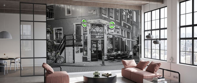 PHOTOWALL / Street Cafe in Amsterdam (e333953)