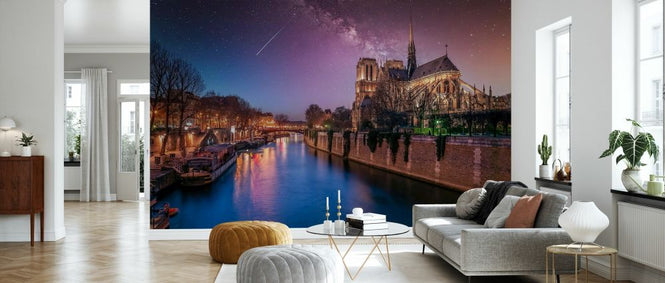PHOTOWALL / Notre-Dame de Paris at Night France (e334024)