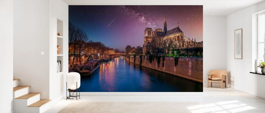 PHOTOWALL / Notre-Dame de Paris at Night France (e334024)