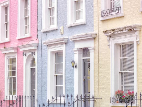 PHOTOWALL / Multicoloured Houses Portobello London (e334055)