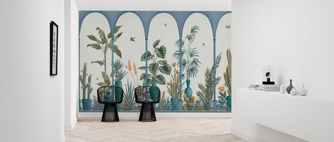 PHOTOWALL / Fairytale Terrace - Dark Azur (e334418)