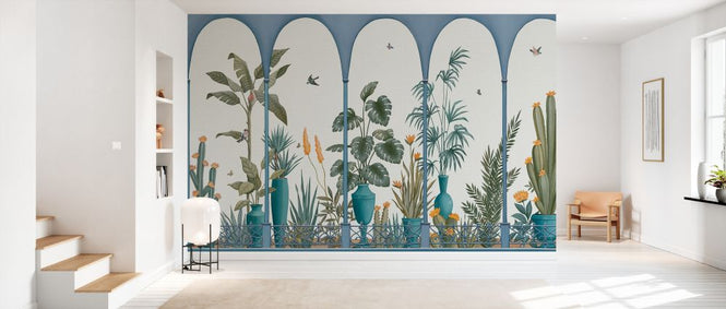 PHOTOWALL / Fairytale Terrace - Dark Azur (e334418)