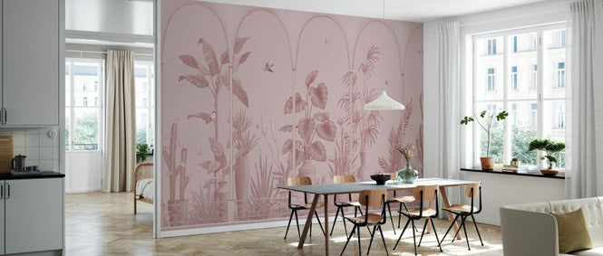 PHOTOWALL / Fairytale Terrace - Pink (e334419)