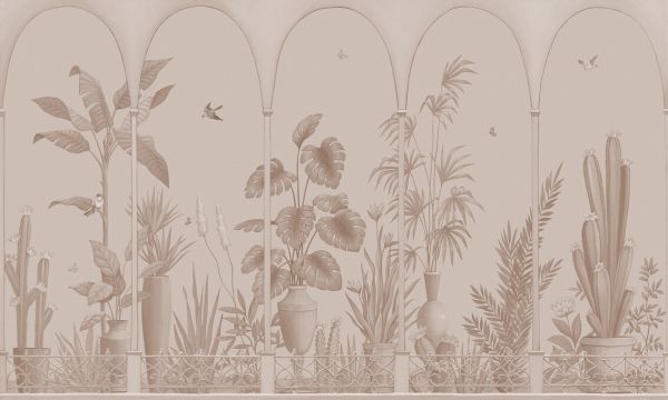 PHOTOWALL / Fairytale Terrace - Sepia (e334421)
