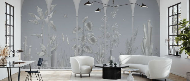 PHOTOWALL / Fairytale Terrace - Soft Steel (e334422)