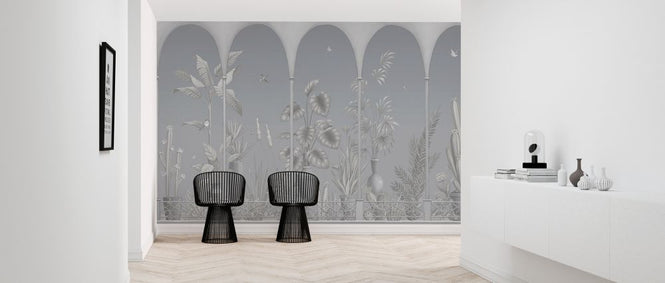 PHOTOWALL / Fairytale Terrace - Soft Steel (e334422)