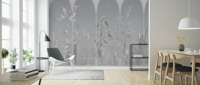 PHOTOWALL / Fairytale Terrace - Soft Steel (e334422)