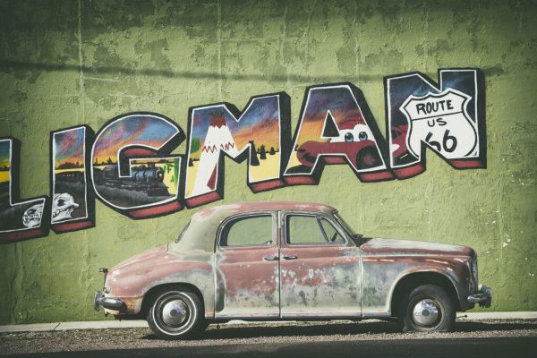 PHOTOWALL / US 66 Classic Car (e334228)