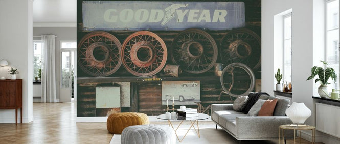 PHOTOWALL / Old Tire Rims 66 (e334255)