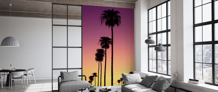 PHOTOWALL / Sunset Palm Trees (e334298)