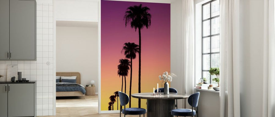 PHOTOWALL / Sunset Palm Trees (e334298)