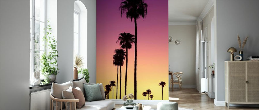 PHOTOWALL / Sunset Palm Trees (e334298)